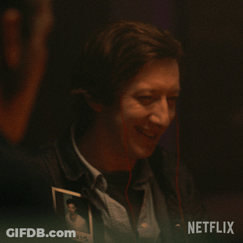 Man Wearing Headphones With Skulls And Folk GIF