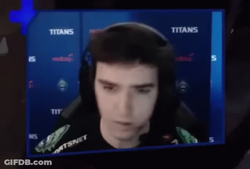 Man Wearing Headphones With Titans Shirt GIF