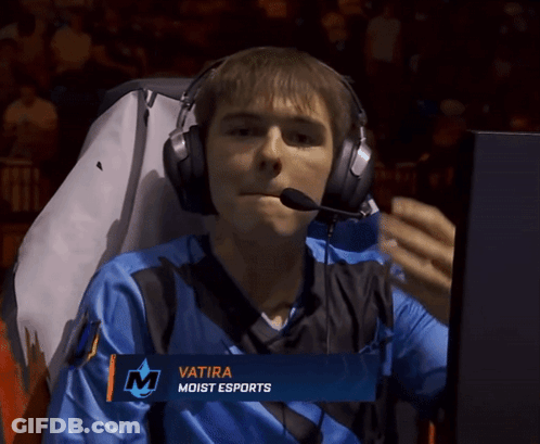 Man Wearing Headphones With Vatira Shirt GIF