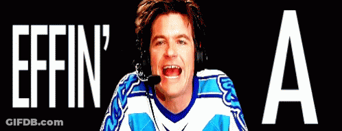 Man Wearing Headset Effin' A GIF