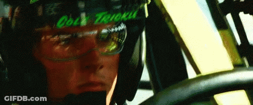 Man Wearing Helmet And Glasses Close Up GIF