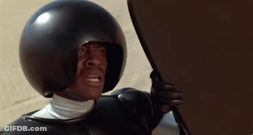 Man Wearing Helmet Holding Shield We GIF