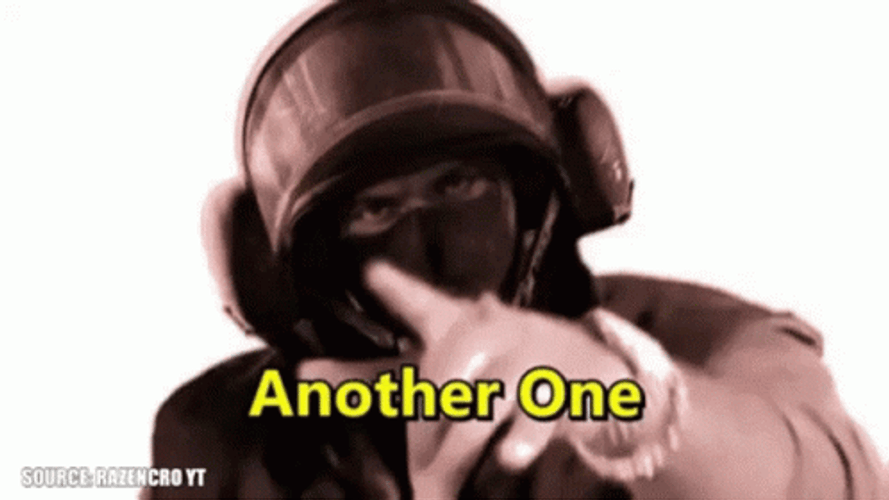 Man Wearing Helmet Saying Another One GIF