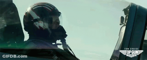 Man Wearing Helmet Saying Maverick GIF