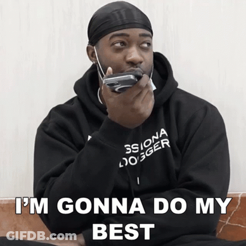 Man Wearing Hoodie Saying 3Siona Dogger GIF