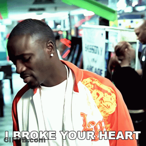 Man Wearing I Broke Your Heart Jacket GIF