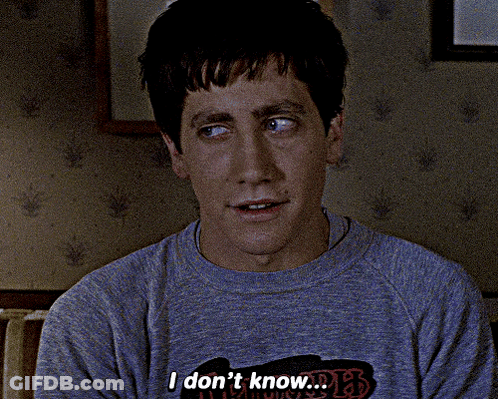 Man Wearing I Don't Know Shirt GIF
