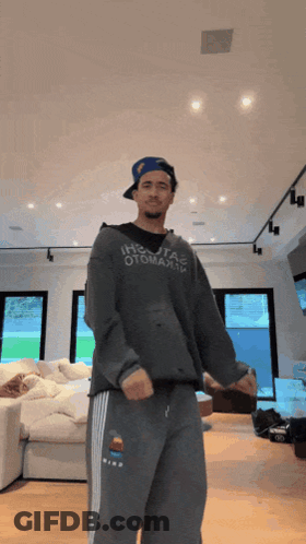 Man Wearing IH & Tae Otomax Sweatshirt GIF