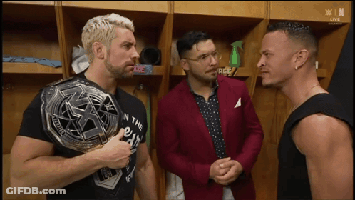 Man Wearing In The Ring T-Shirt GIF