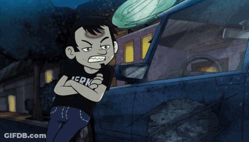 Man Wearing Jerk Shirt GIF