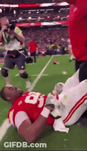 Man Wearing Kansas City T-Shirt GIF
