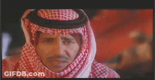 Man Wearing Keffiyeh And Hat GIF