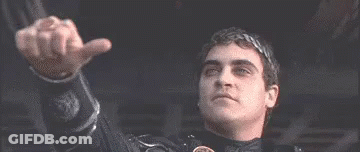 Man Wearing Laurel Wreath Giving Thumbs Up GIF