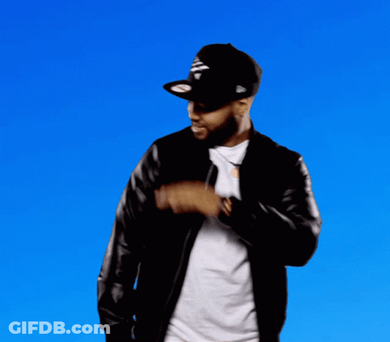 Man Wearing Leather Jacket Shoulder Brush GIF