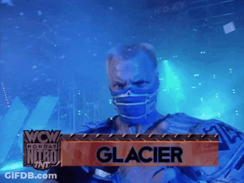 Man Wearing Mask Glacier GIF
