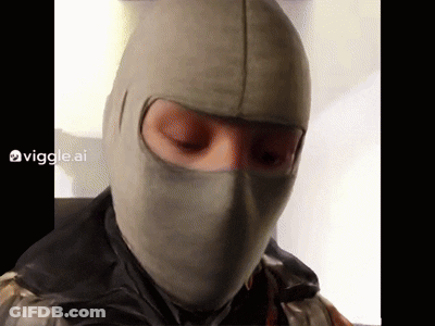 Man Wearing Mask With Vigge.Ai GIF