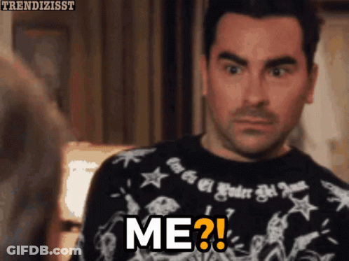 Man Wearing Me Sweater GIF