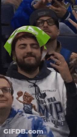 Man Wearing NBA MVP Shirt GIF
