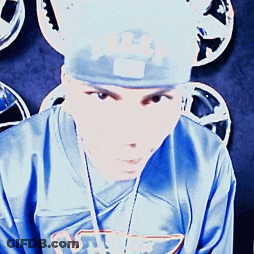 Man Wearing NS Hat GIF