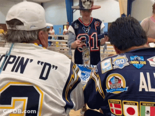 Man Wearing Pin Jersey GIF