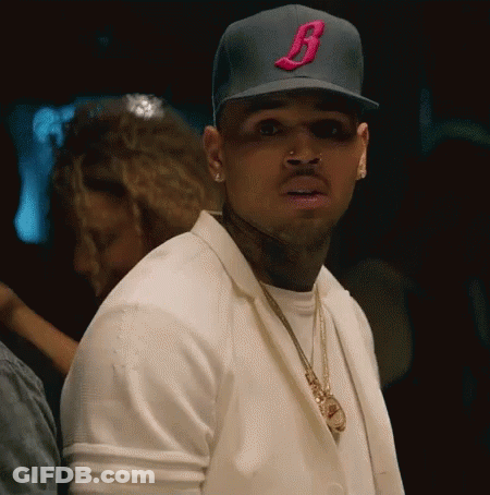 Man Wearing Pink Letter B Baseball Cap GIF
