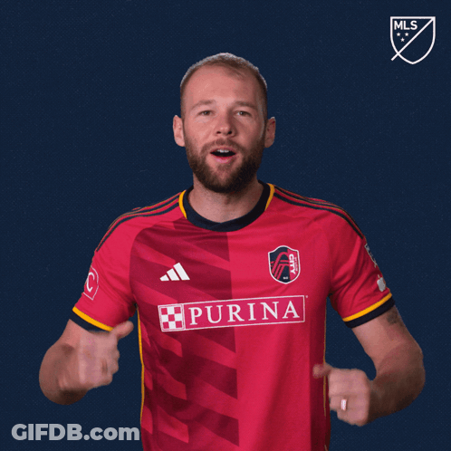 Man Wearing Purina Shirt GIF