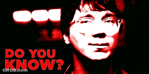 Man Wearing Red Glasses Does He Know GIF