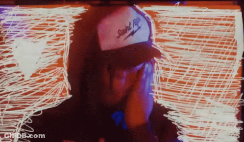 Man Wearing Saint R White Hat GIF