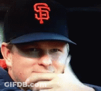 Man Wearing San Francisco Giants Hat GIF