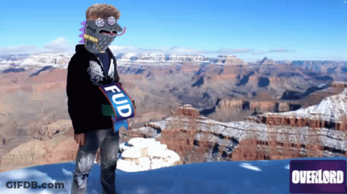 Man Wearing Sash Saying Fud GIF