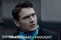 Man Wearing Scarf Thinking GIF
