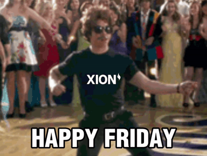 Man Wearing Shades Dancing Happy Friday GIF