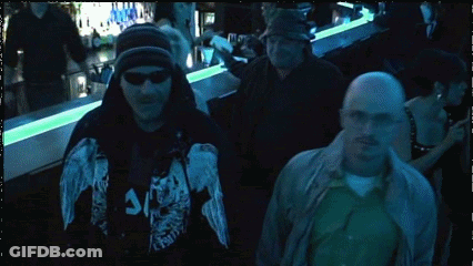 Man Wearing Slayer Shirt GIF