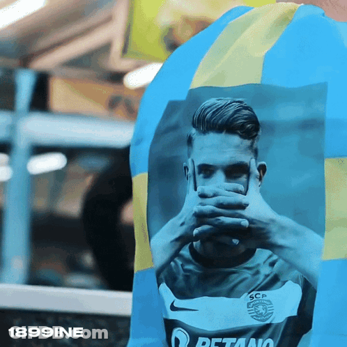 Man Wearing Soccer Player Shirt GIF