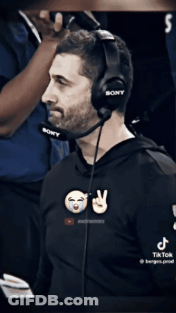 Man Wearing Sony Headphones GIF