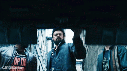 Man Wearing Stop The Bleed Top GIF