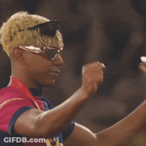 Man Wearing Sunglasses And Ambilight Shirt GIF