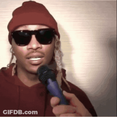 Man Wearing Sunglasses And Beanie Holding Microphone GIF