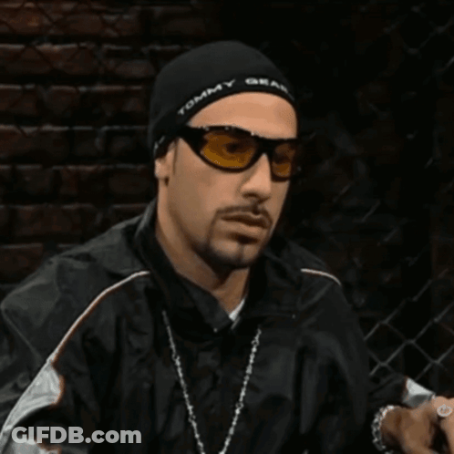 Man Wearing Sunglasses And Beanie Tommy Gear GIF