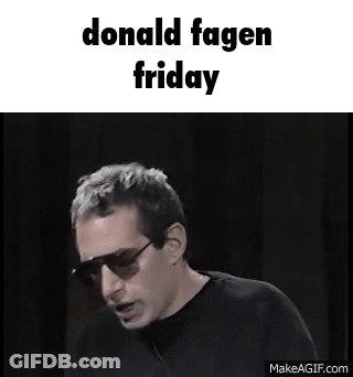 Man Wearing Sunglasses And Black Shirt Donald Fagen Friday GIF