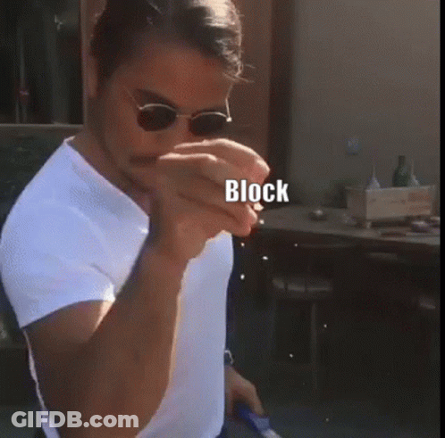 Man Wearing Sunglasses And Block Shirt GIF