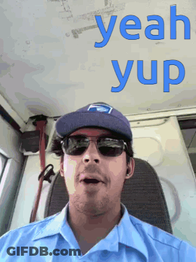 Man Wearing Sunglasses And Hat Saying Yeah Yup GIF