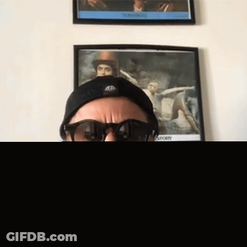 Man Wearing Sunglasses And Hat Says Success GIF
