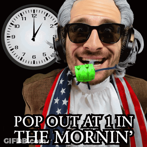 Man Wearing Sunglasses And Headphones GIF