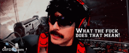 Man Wearing Sunglasses And Headphones With What The Fuck Does That Mean GIF