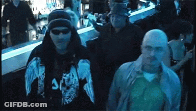 Man Wearing Sunglasses And Letter A Jacket GIF