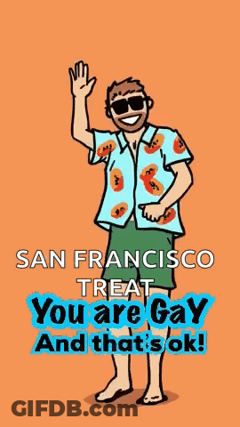 Man Wearing Sunglasses And San Francisco Shirt GIF