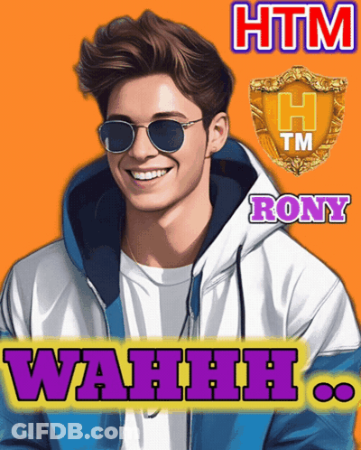 Man Wearing Sunglasses And Wahh Hoodie GIF
