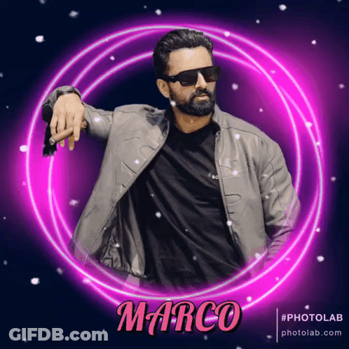 Man Wearing Sunglasses Close Up GIF