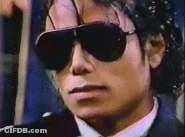 Man Wearing Sunglasses Close Up GIF